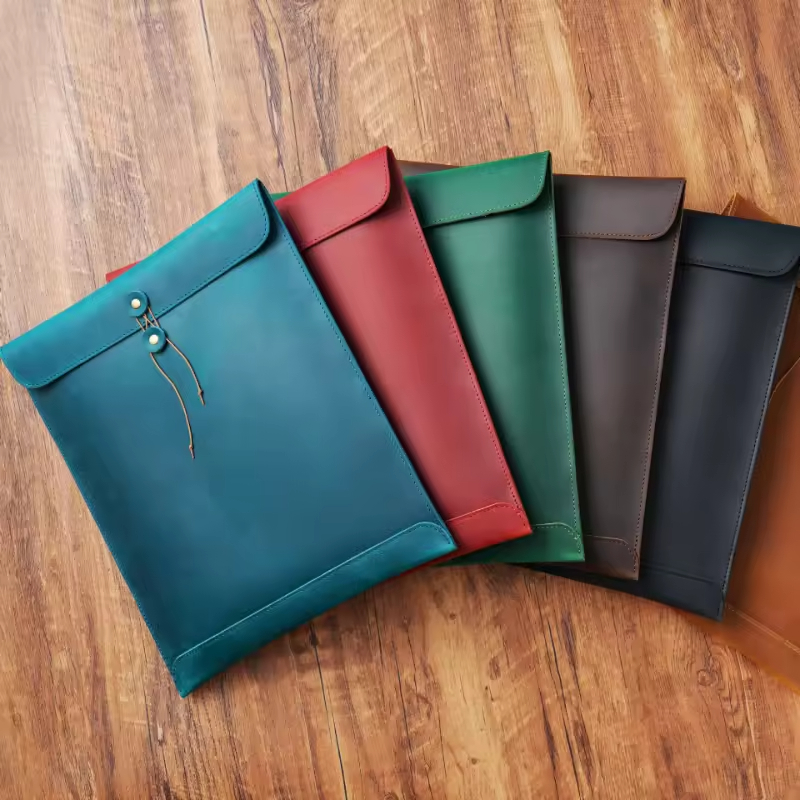 Leather Document Organizer