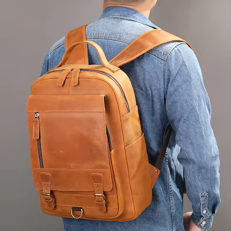 Genuine Leather Backpack