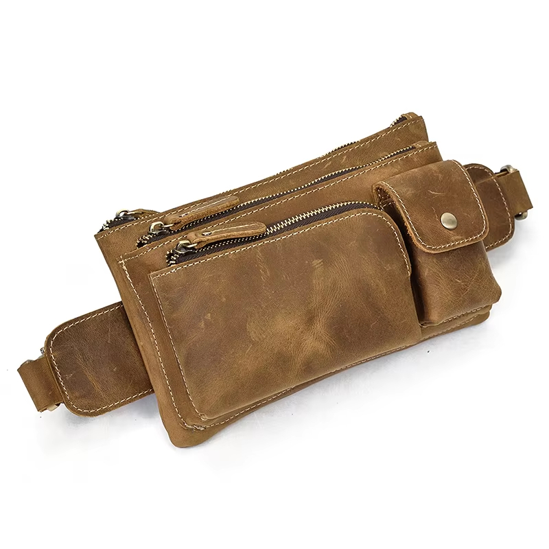 Vintage Leather Waist Bag
