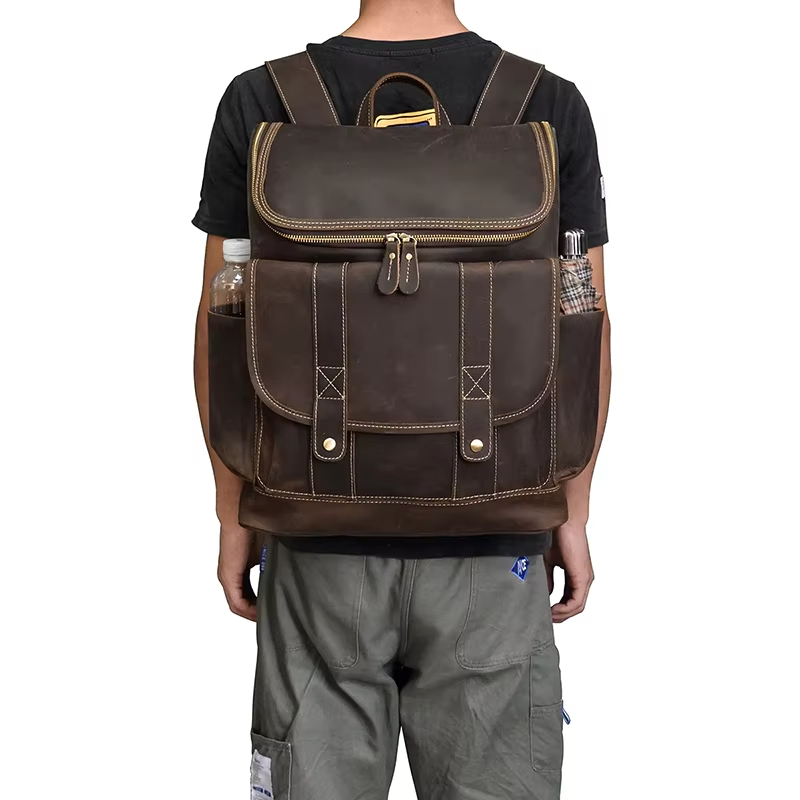 Vintage Leather Backpack