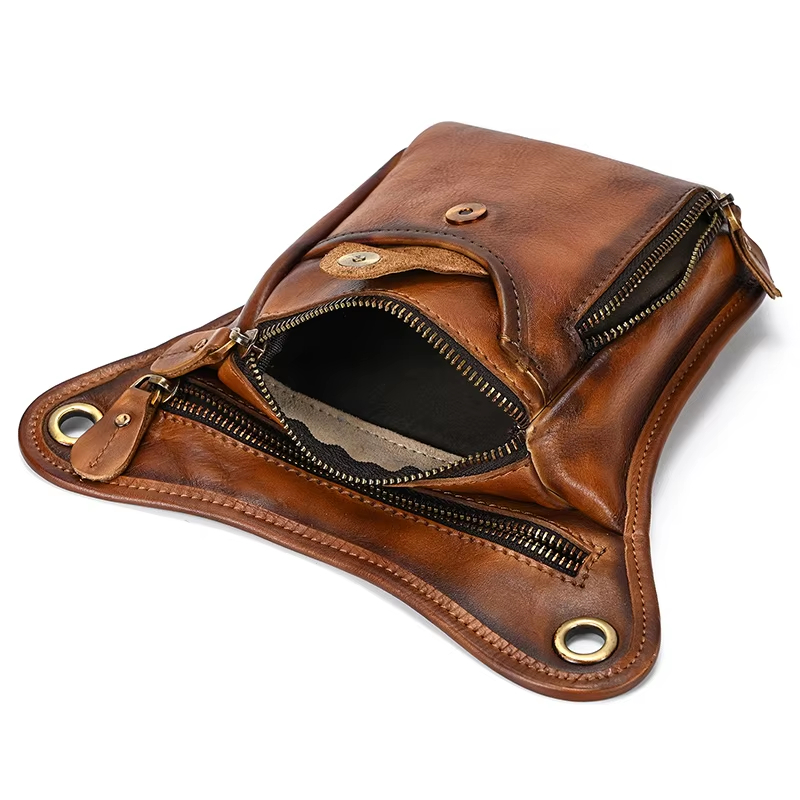 Vintage Leather Waist Bag