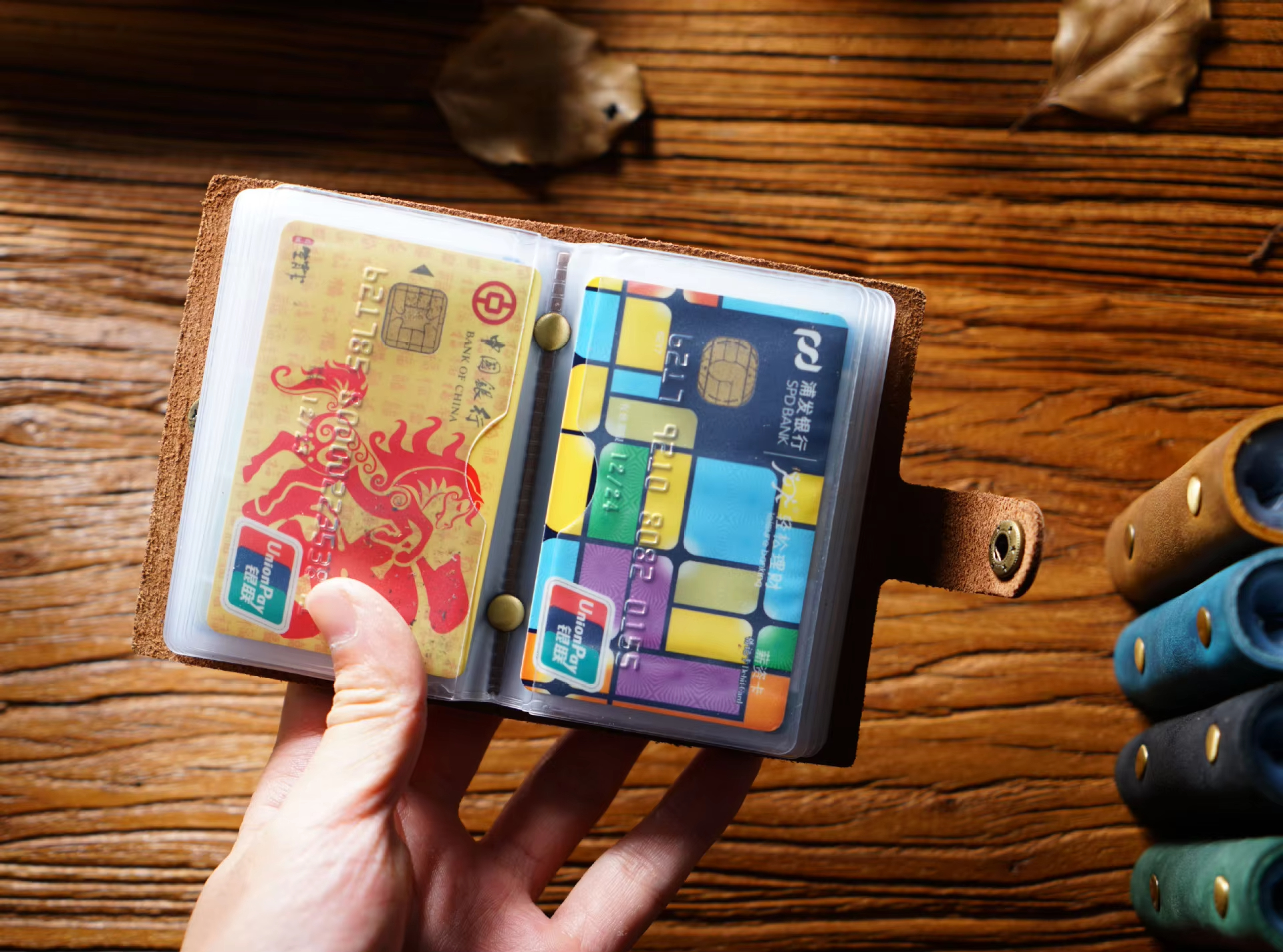 Leather Card Holder Wallet