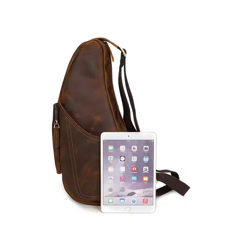 Leather Sling Backpack