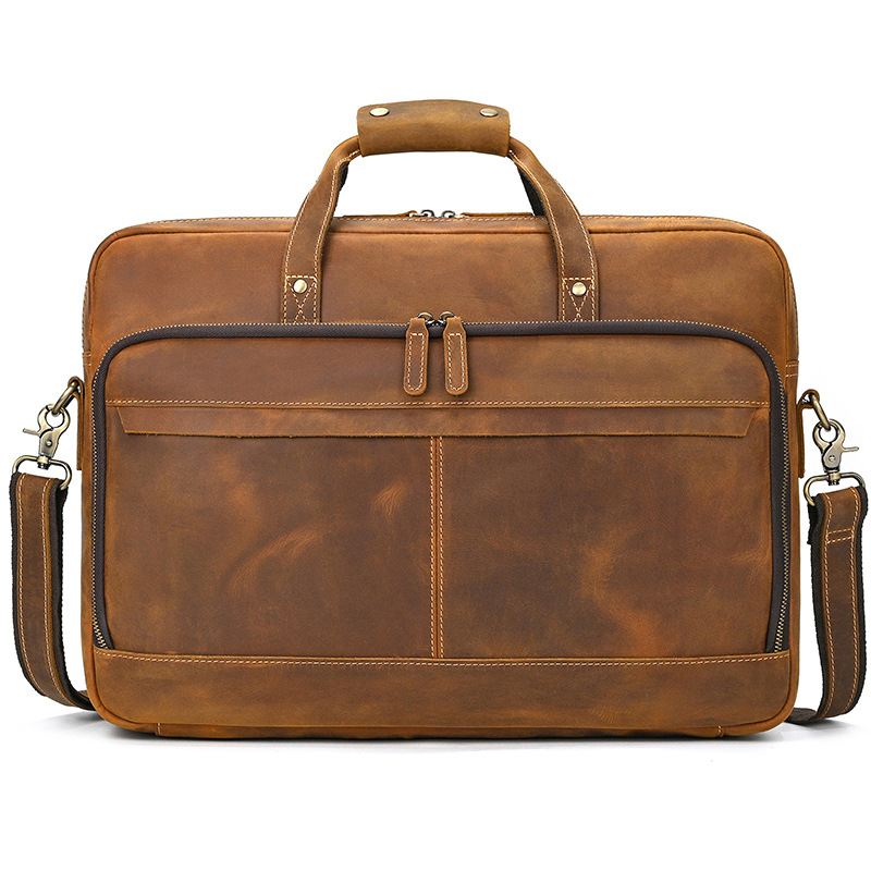 Leather Laptop Briefcase
