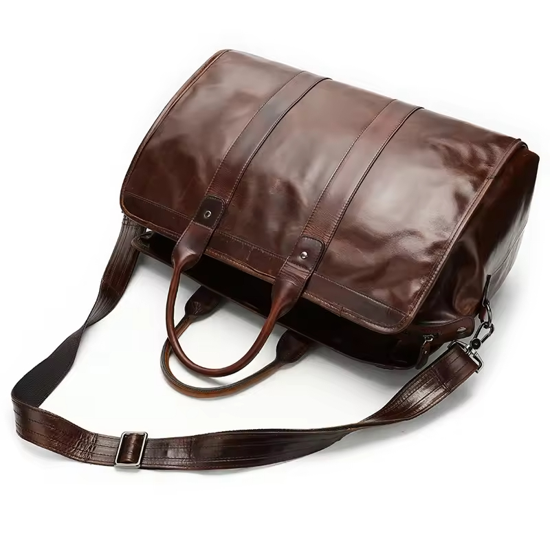 Leather Travel Shoulder Bag