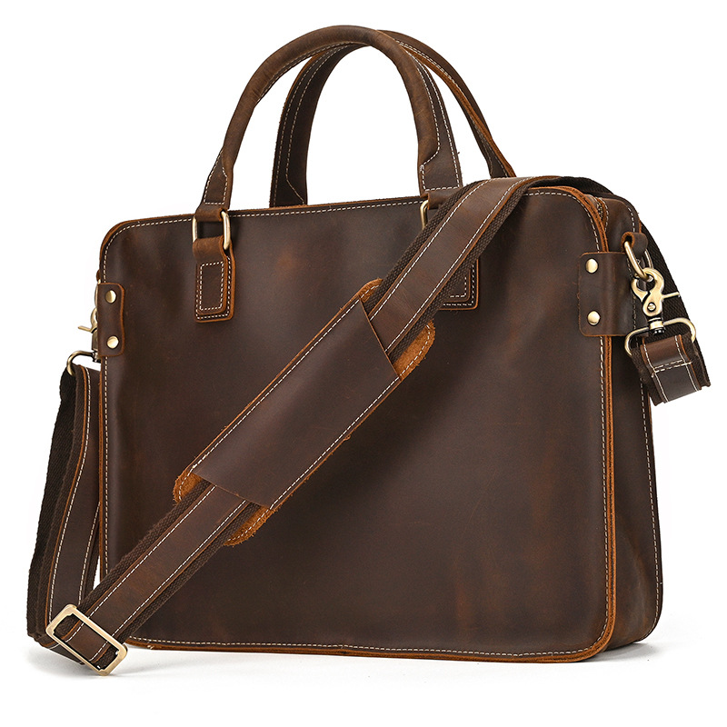 Leather Laptop Briefcase