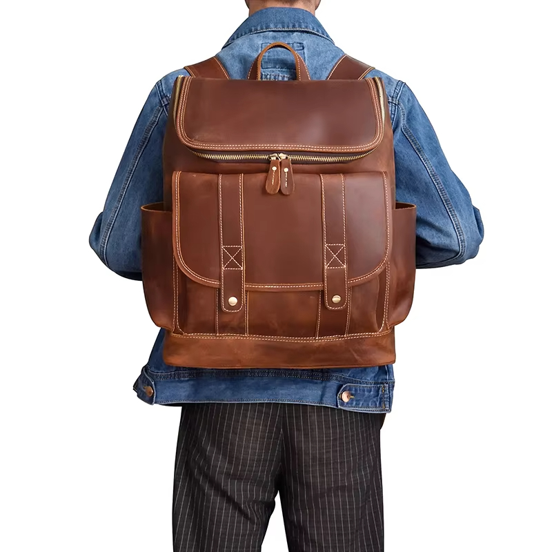 Vintage Leather Backpack
