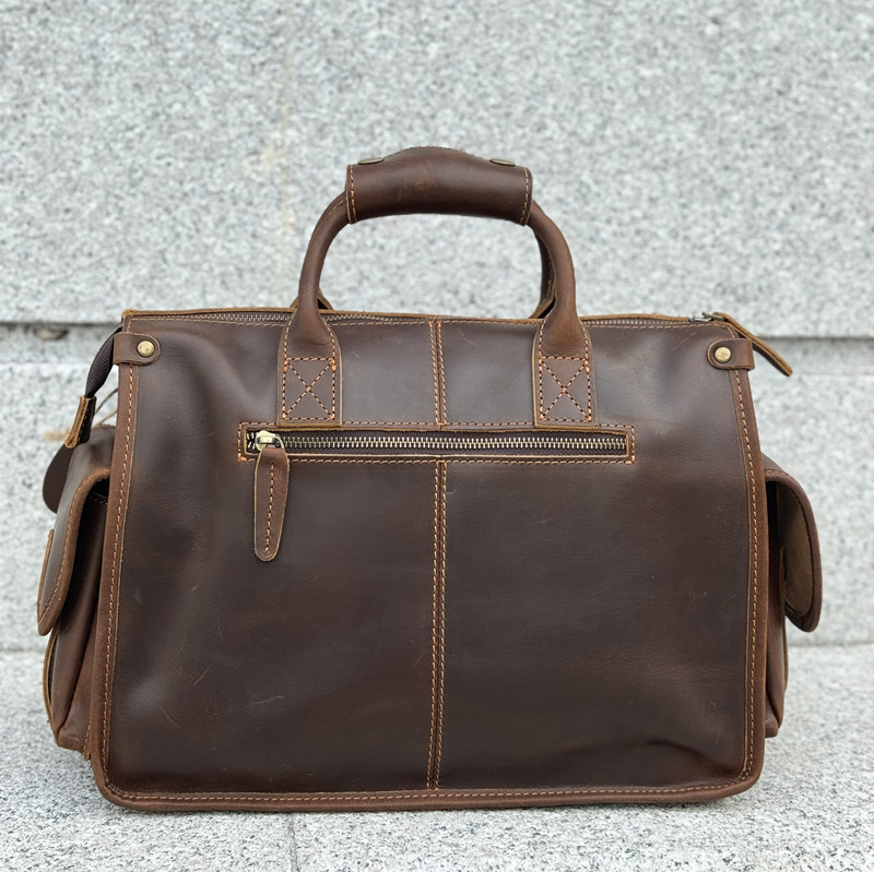 Vintage Leather Messenger Bag