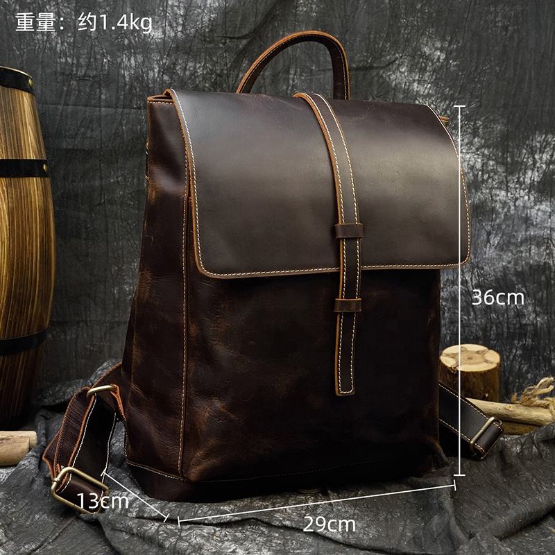 Vintage Leather Backpack
