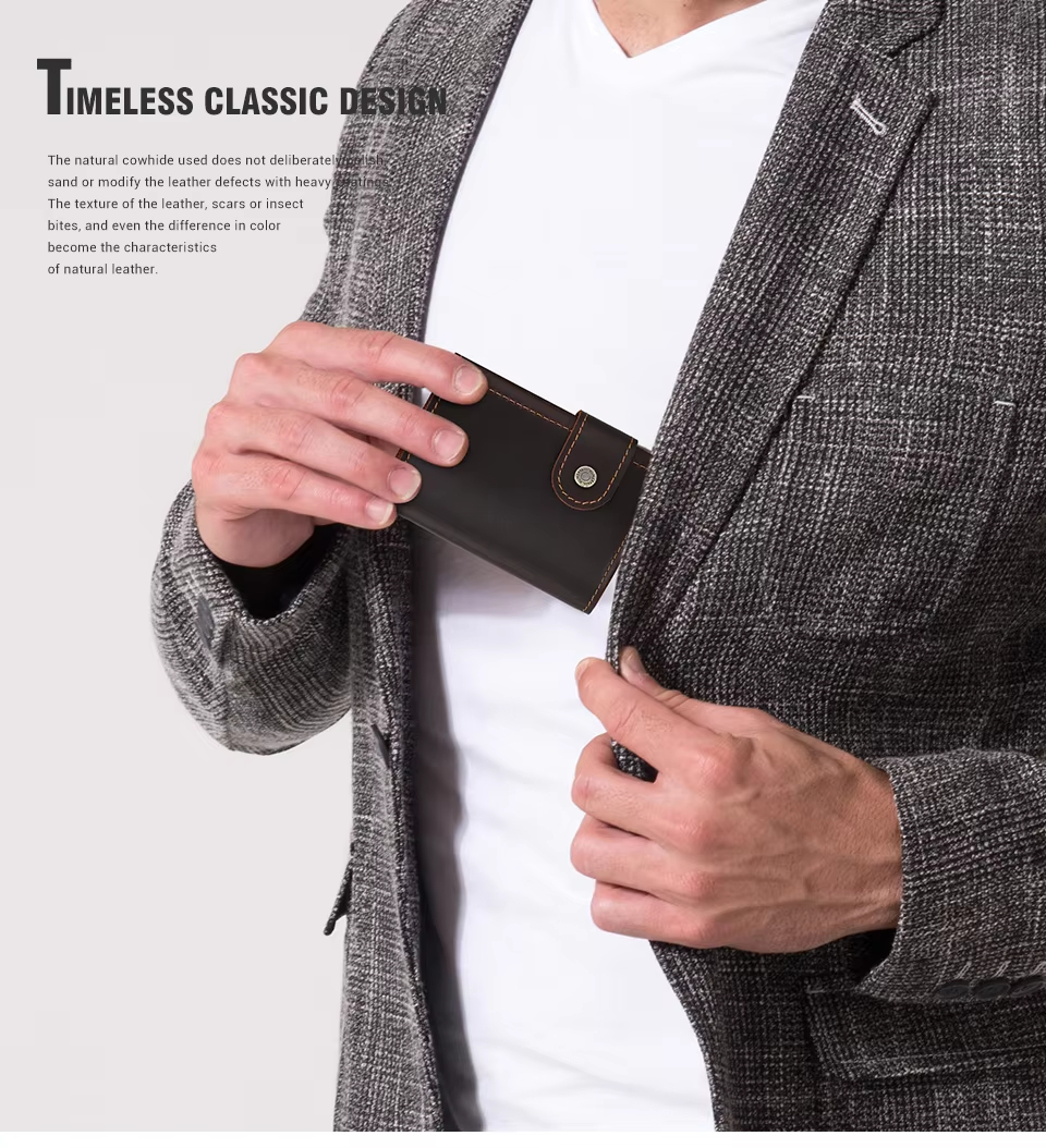 Cow Leather RFID Wallet