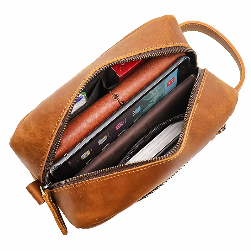 Leather Toiletry Bag