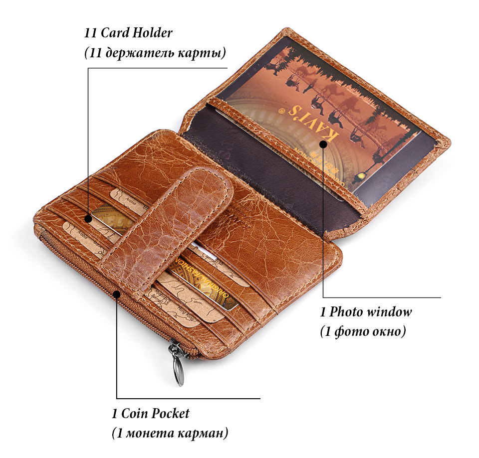 Leather Card Holder Wallet
