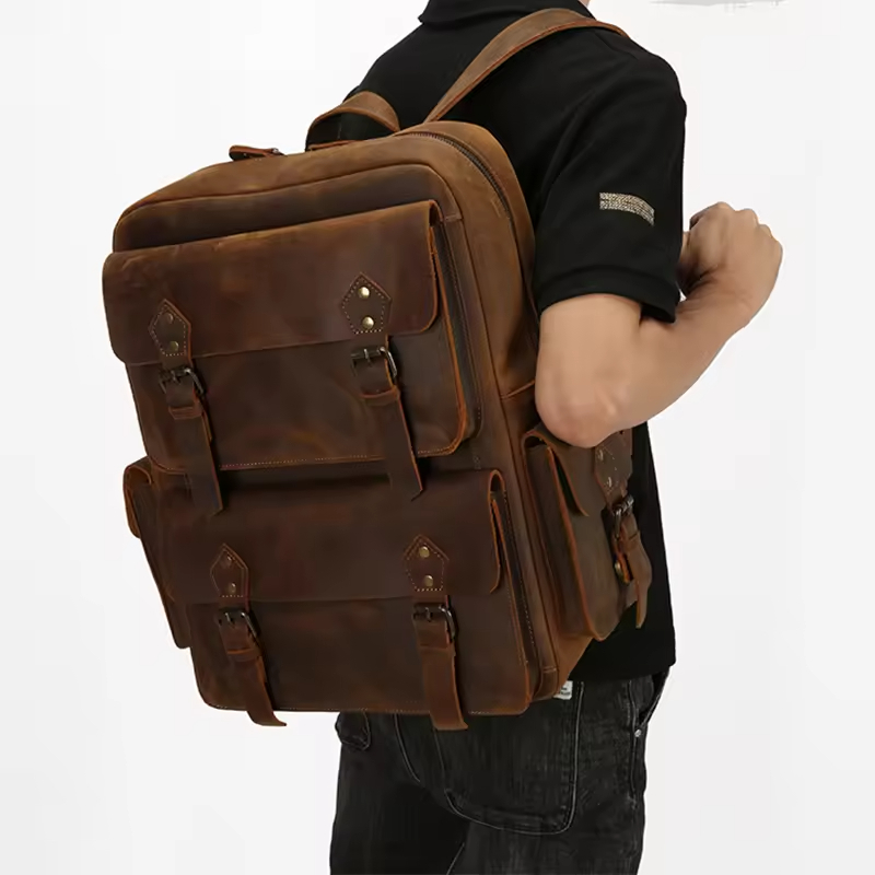 Vintage Leather Backpack