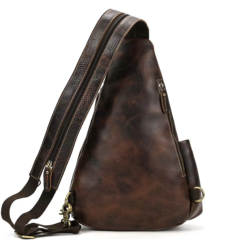 Vintage Leather Sling Bag