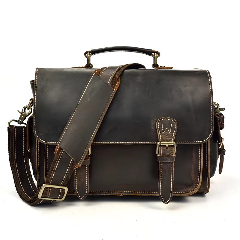 Vintage Leather Camera Bag