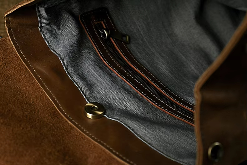 Vintage Leather Backpack