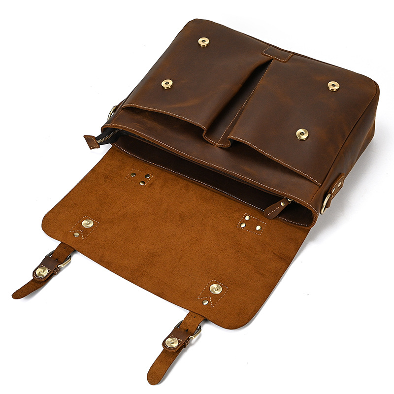 Premium Leather Messenger Bag