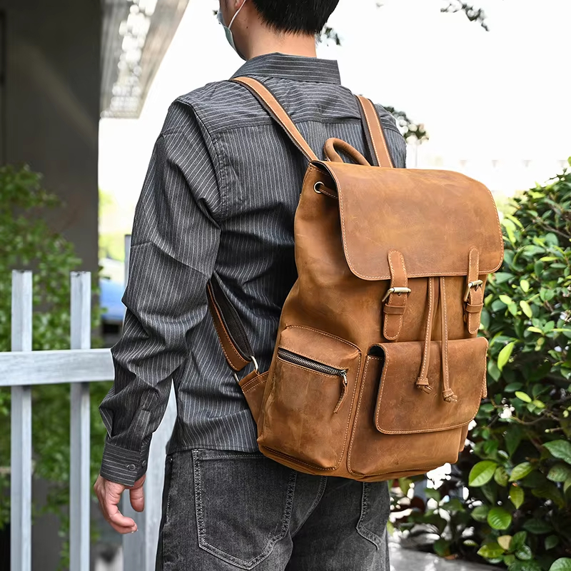 Vintage Leather Backpack