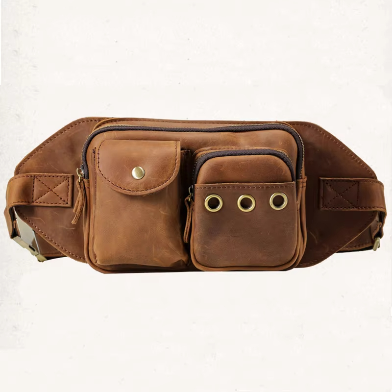 Vintage Leather Waist Bag