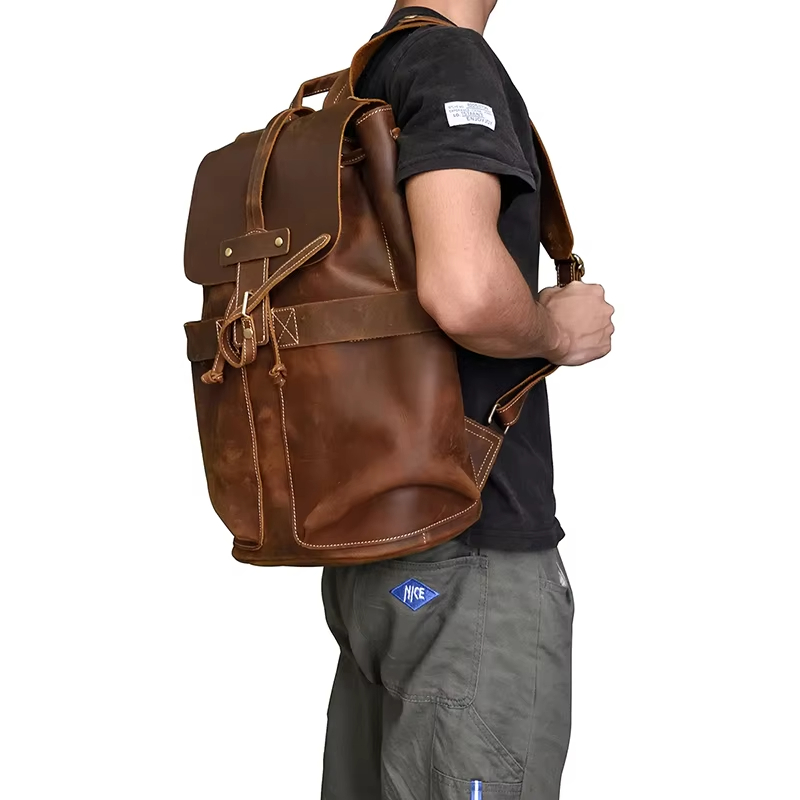 Vintage Leather Backpack