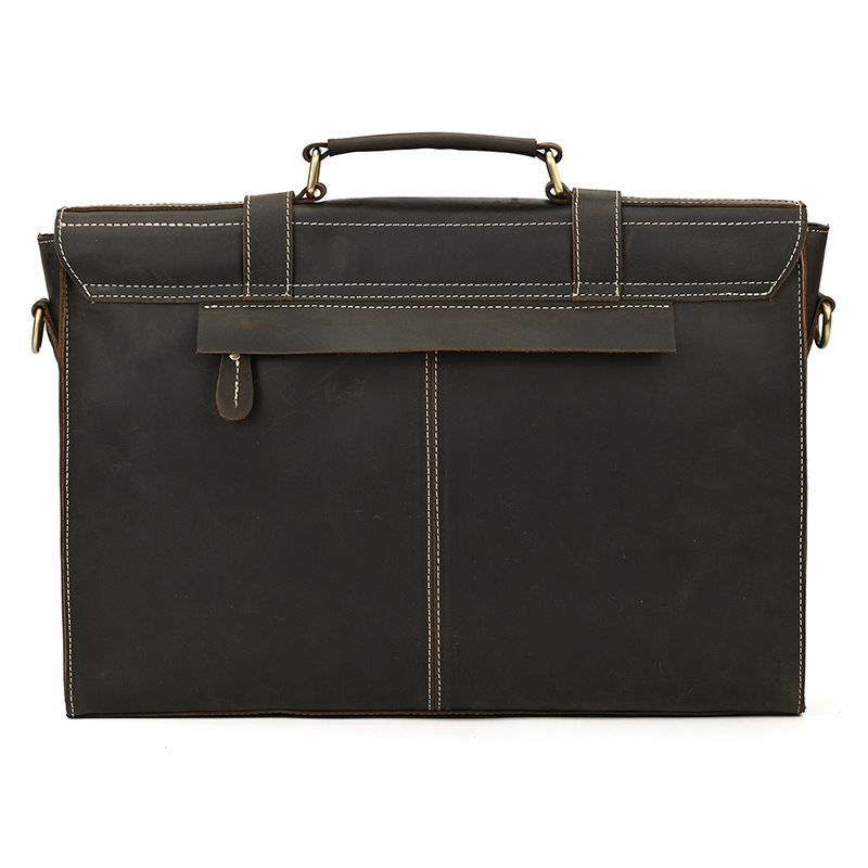 Vintage Leather Messenger Bag