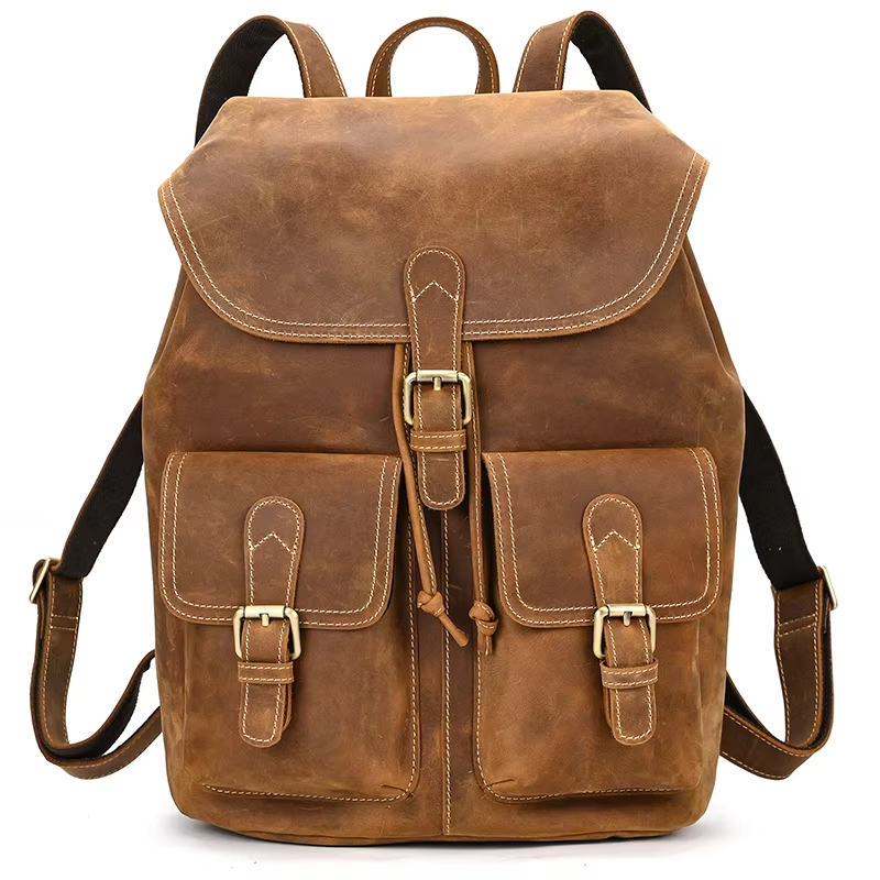 Vintage Leather Backpack