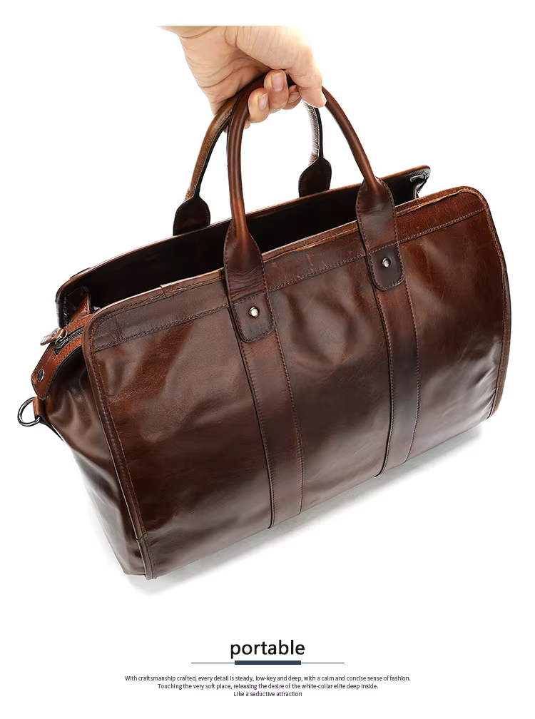 Leather Travel Shoulder Bag