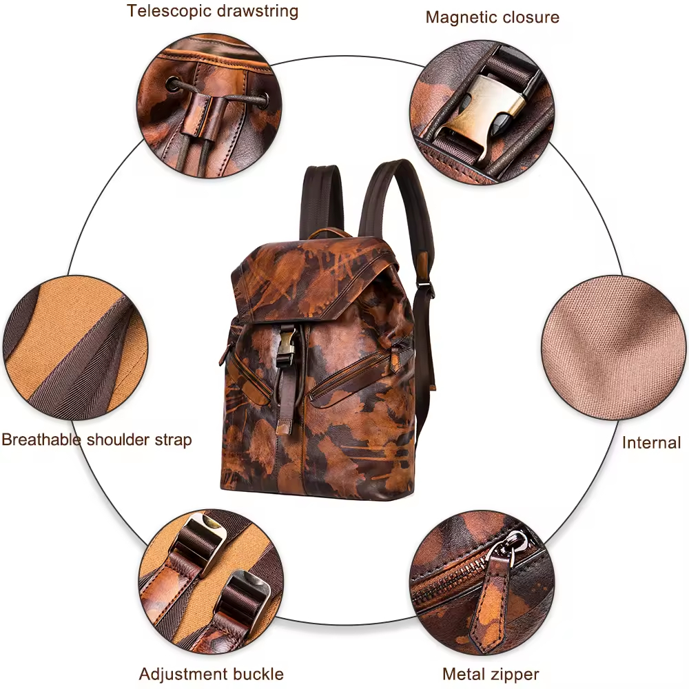 Leather Vintage Backpack
