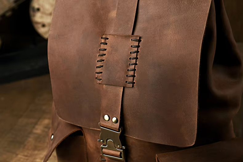 Vintage Leather Backpack