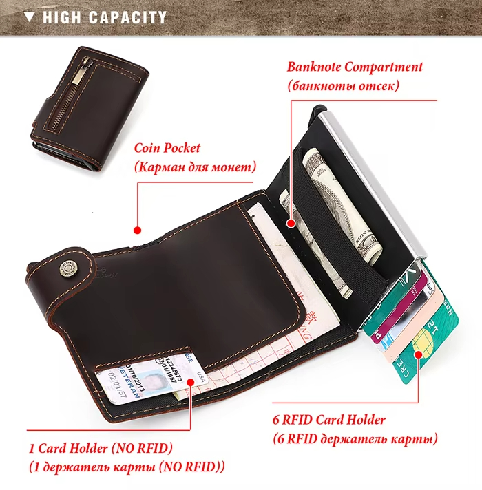 Cow Leather Wallet