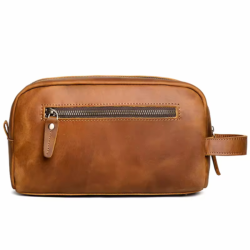 Leather Toiletry Bag