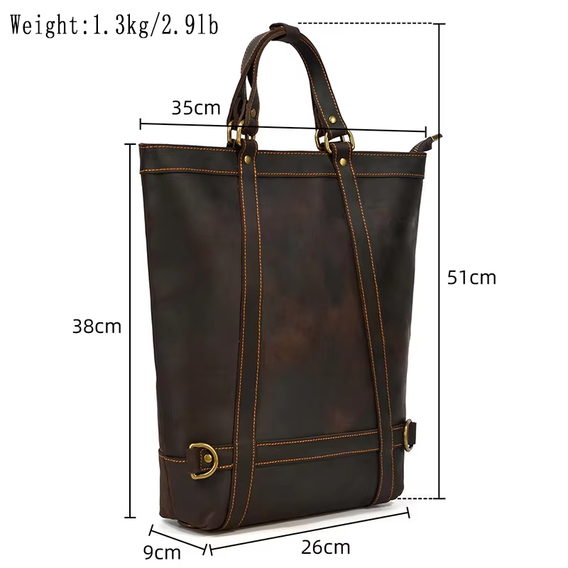 Vintage Leather Backpack