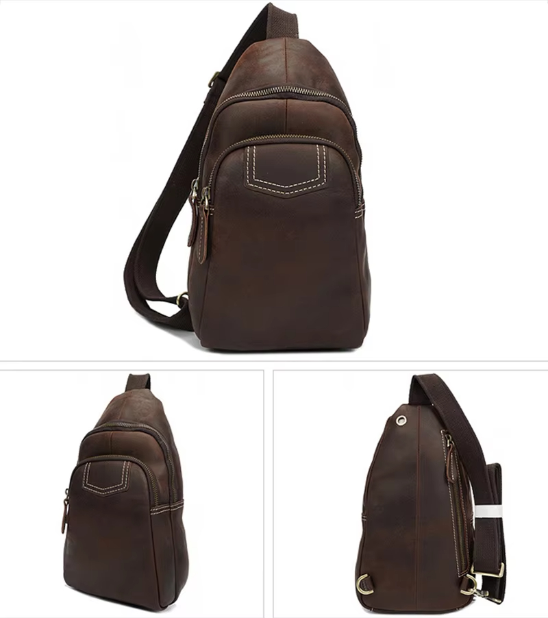 Vintage Leather Sling Bag