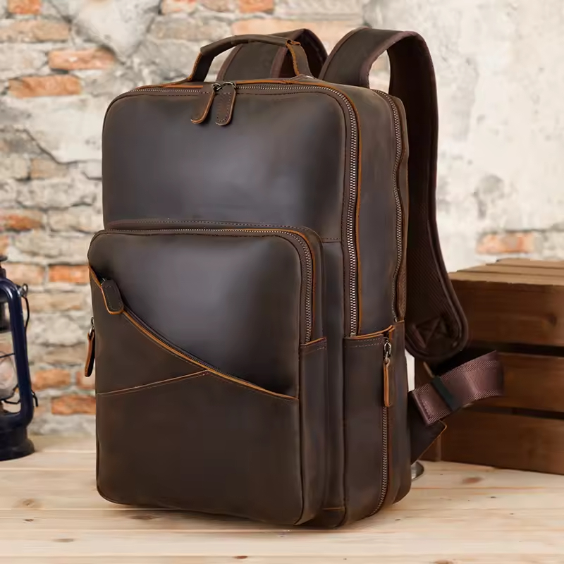 Vintage Leather Backpack