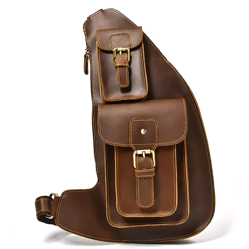 Vintage Leather Sling Bag