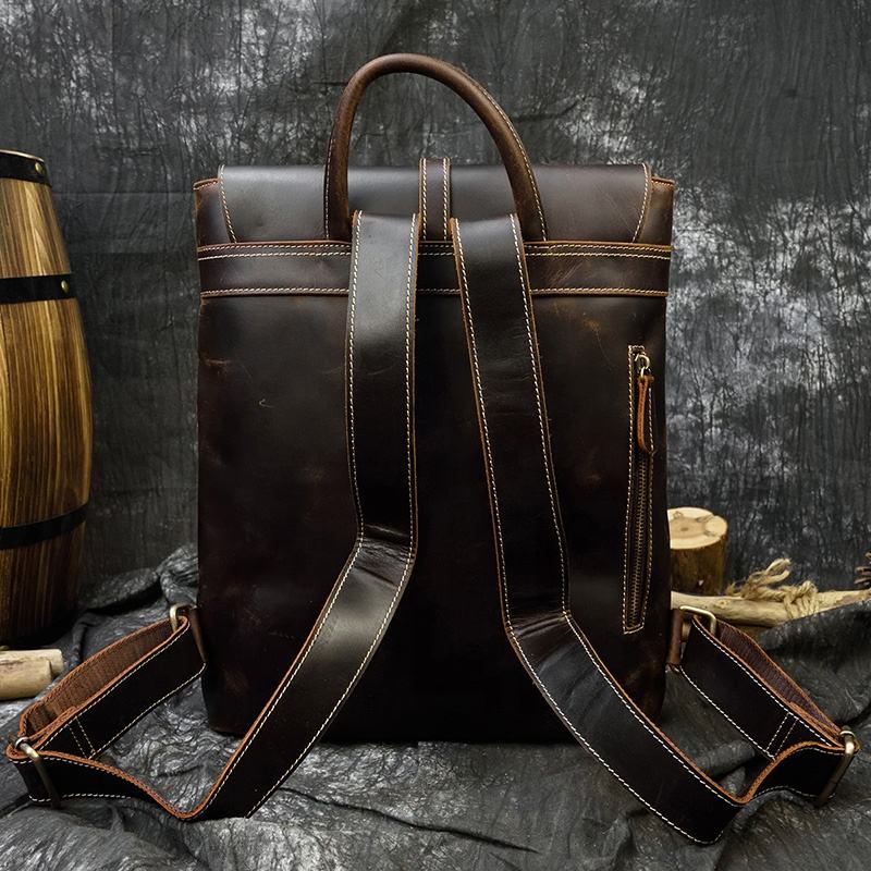 Vintage Leather Backpack