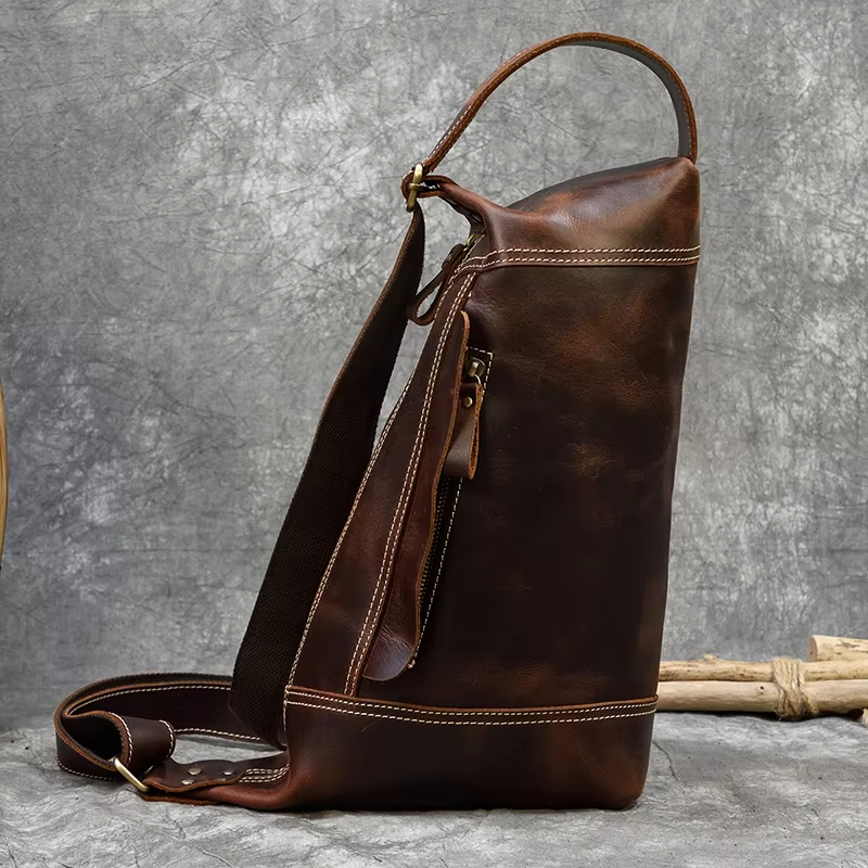 Handcrafted Leather Sling Bag