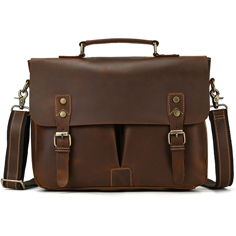 Premium Leather Messenger Bag