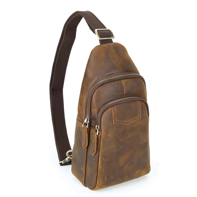 Vintage Leather Sling Bag