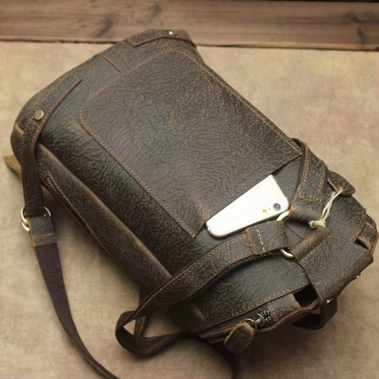 Vintage Leather Backpack