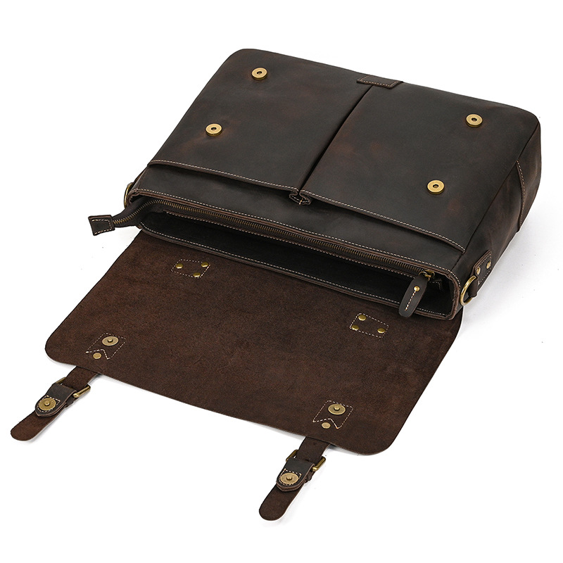 Premium Leather Messenger Bag