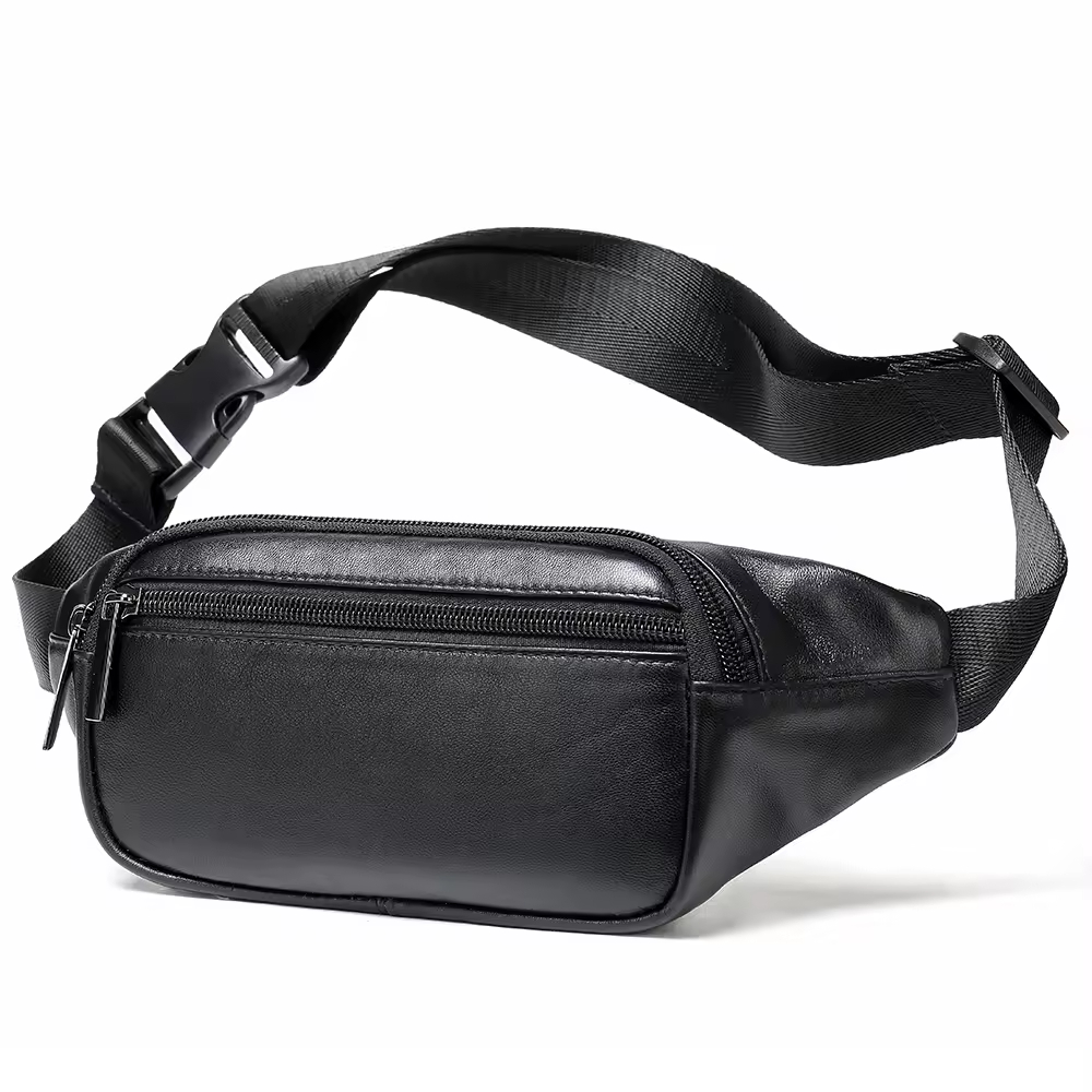 Multi-functional Leather Waist Bag