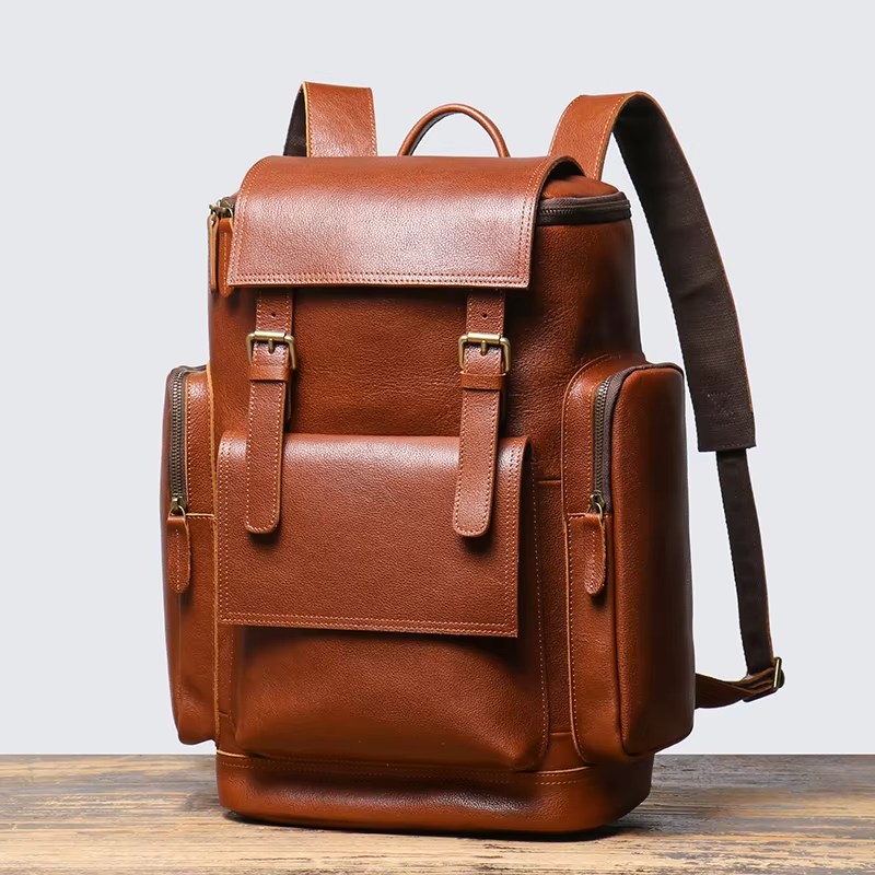 Vintage Leather Backpack