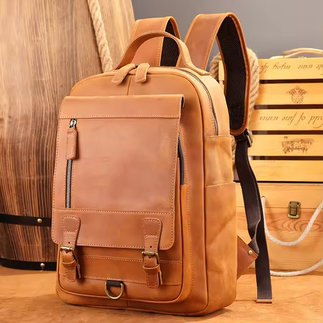 Genuine Leather Backpack