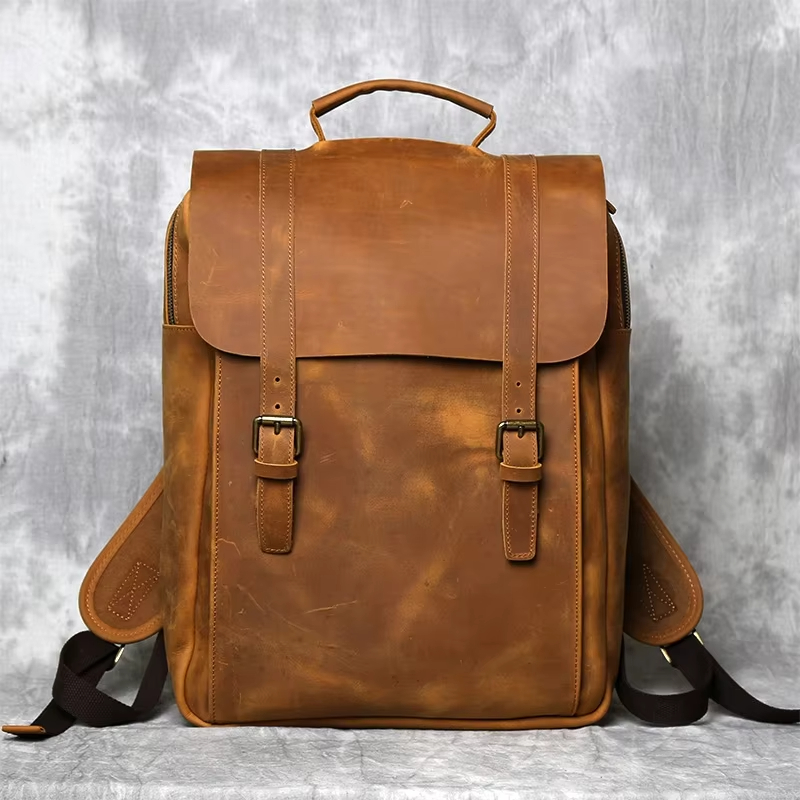 Vintage Leather Backpack