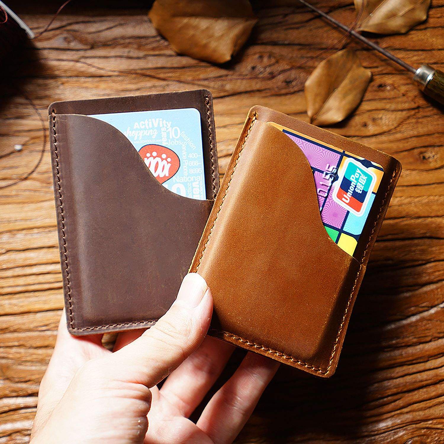 Handmade Leather Card Holder