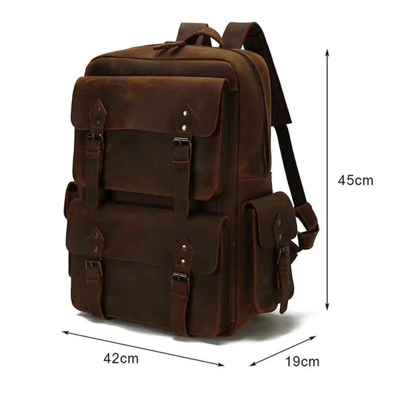 Vintage Leather Backpack