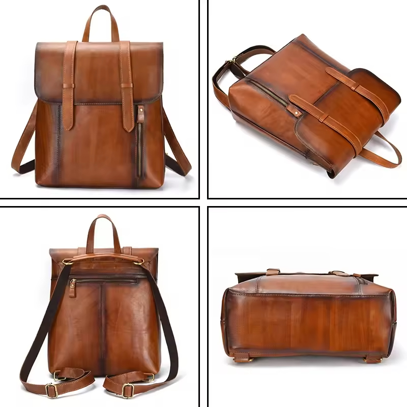 Vintage Leather Backpack