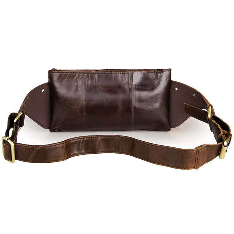 Vintage Brown Leather Utility Belt