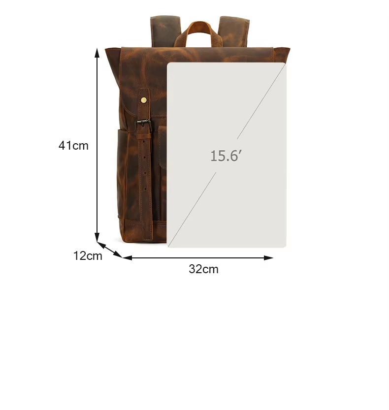 Vintage Leather Backpack